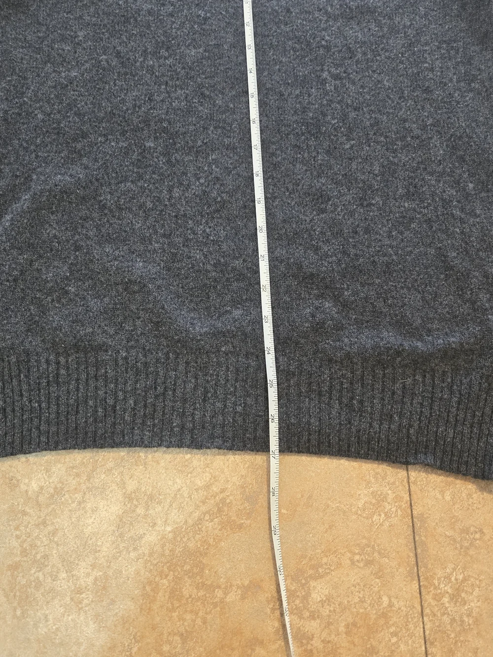 J. Crew Men’s Dark Charcoal Zip-Up Sweater